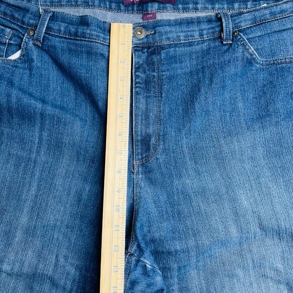 Gloria Vanderbilt Womens Blue Five Pocket Timeless Denim Capri Jeans Size 24W - Picture 4 of 10
